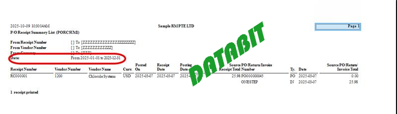 2025 12 PO Receipt list